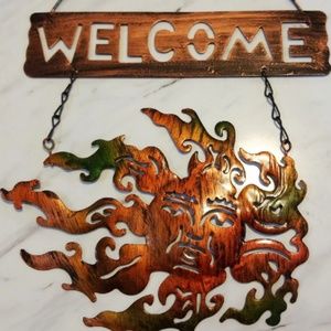 Hanging Welcome Sign